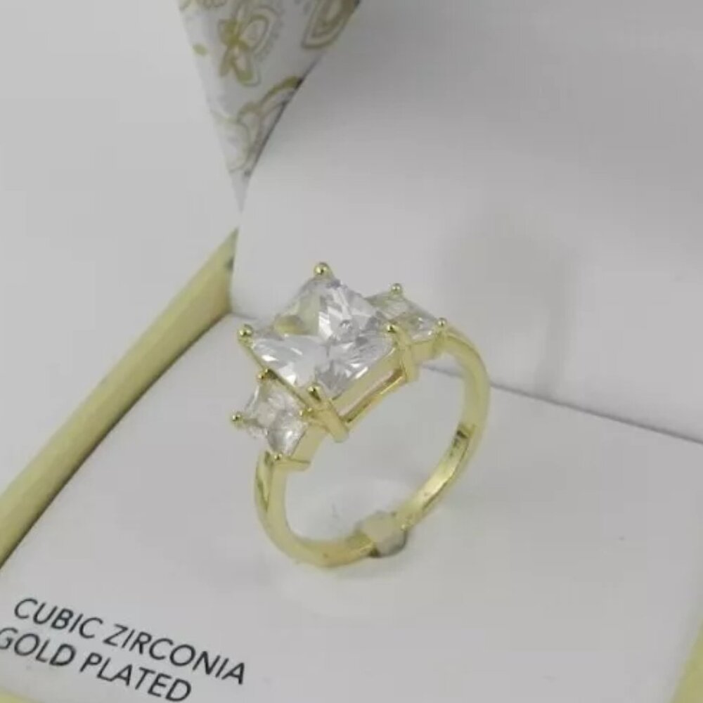 Charter Club Gold -Tone Crystal Ring Set